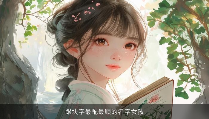 跟块字最配最顺的名字女孩