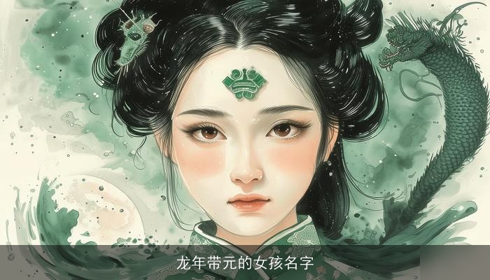 龙年带元的女孩名字