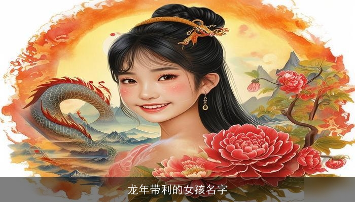 龙年带利的女孩名字