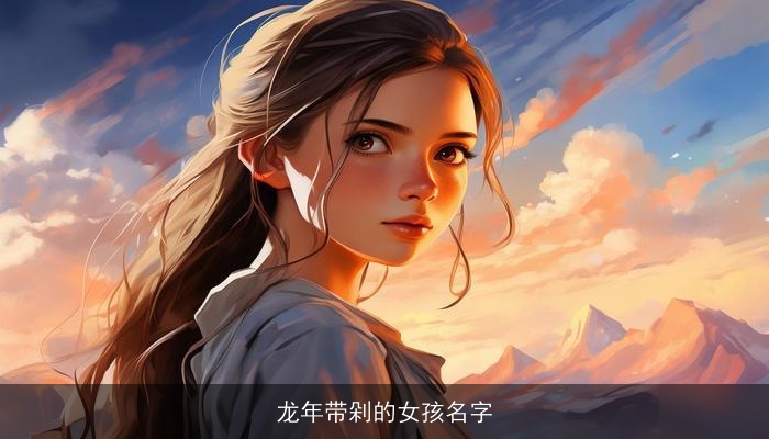 龙年带剁的女孩名字