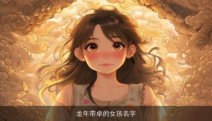 龙年带卓的女孩名字