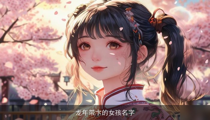 龙年带卞的女孩名字