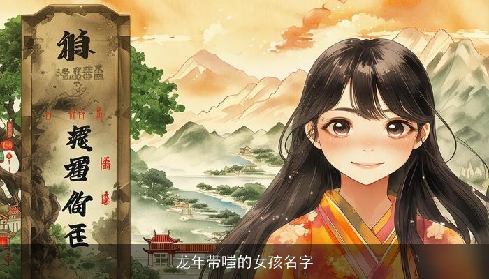 龙年带嗤的女孩名字