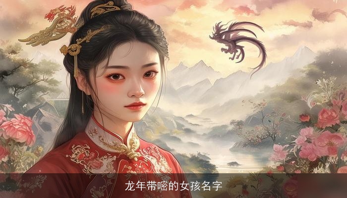 龙年带嘧的女孩名字