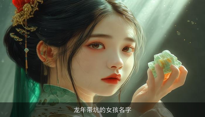 龙年带坑的女孩名字