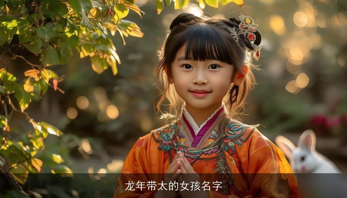 龙年带太的女孩名字