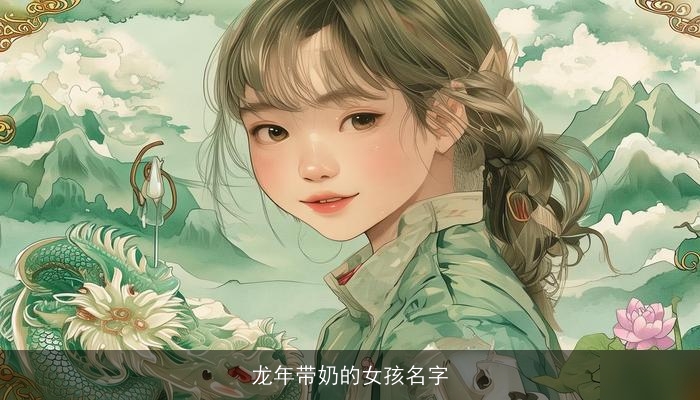 龙年带奶的女孩名字
